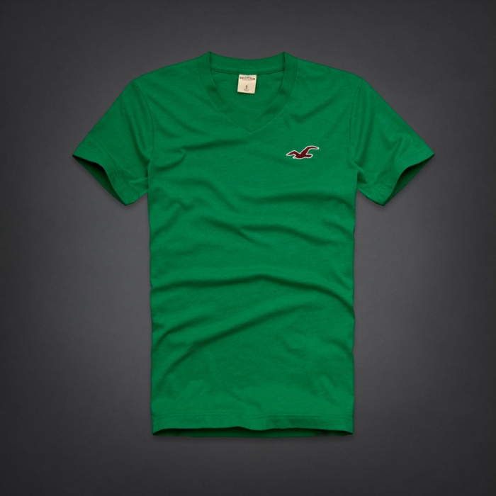 Hollister Hombres cuello en V Corto Remera HCO4109